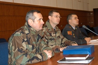 Students from the Free International University of Moldova  visit the Ministry of Defense