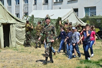 Future Homeland Defenders Visit Army