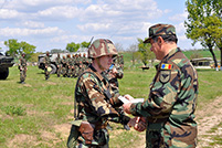 “Dacia” Brigade Troops Carry Out Demonstration Exercises 