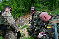 Moldovan Soldiers from KFOR Carry out Patrol Missions in the Mountains