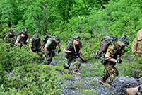 Moldovan Soldiers from KFOR Carry out Patrol Missions in the Mountains