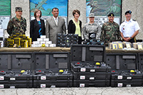 Comandamentul European al SUA a donat Armatei Naţionale un lot de echipament