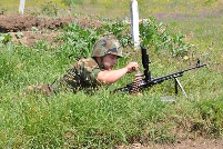 Militarii Brigăzii „Dacia” desfăşoară exerciţii demonstrative