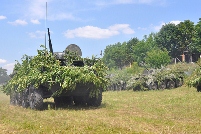 Militarii Brigăzii „Dacia” desfăşoară exerciţii demonstrative