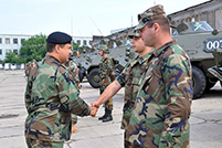 National Army Commander inspects Military Technical Vehicles (VIDEO)