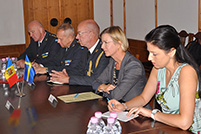 Oficiali suedezi la Ministerul Apărării
