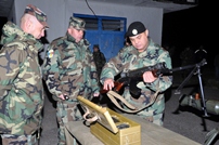 National Army Soldiers Carry out Night Shooting Drills in Balti