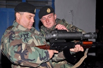 Militarii Armatei Naţionale  au executat trageri nocturne la Bălţi