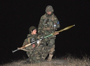 Militarii Armatei Naţionale  au executat trageri nocturne la Bălţi
