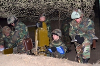Militarii Armatei Naţionale  au executat trageri nocturne la Bălţi