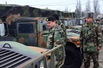 Comandantul Armatei Naţionale a inspectat tehnica pacificatorilor