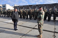 Conducerea Ministerului Apărării şi Armatei Naţionale  inspectează tehnica pacificatorilor