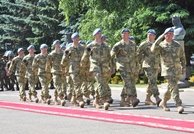 Cel de-al treilea contingent al Armatei Naţionale pleacă în Kosovo
