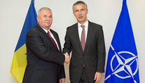 Minister of Defense, Viorel Cibotaru, at NATO Headquarters