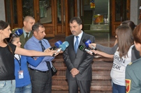 Președintele Nicolae Timofti l-a prezentat pe noul ministru al Apărării ofițerilor și angajaților instituției