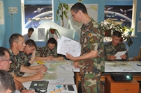Militarii Armatei Naţionale instruiţi în topografie şi geodezie