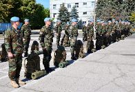 National Army Soldiers Participate in an Exercise in Romania