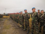 National Army Soldiers Participate in an Exercise in Romania