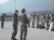 KFOR-VI Service Members on Duty in Kosovo Mission 