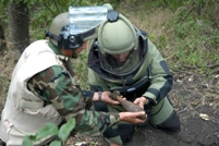 Geniştii Armatei Naţionale marchează Ziua internațională pentru conștientizarea pericolului minelor antipersonal