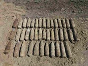 Ammunition Destroyed by National Army Engineers