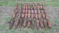 Ammunition Destroyed by National Army Engineers