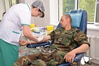 National Army Soldiers Donate Blood on World Blood Donor Day