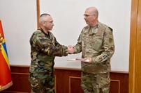 American Military Officials Decorated with National Army Medal