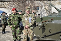 Military Diplomats Visit “Stefan cel Mare” Brigade