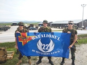 KFOR-9 Contingent Participates in a March in the Memory of Afghanistan Veterans Organized in Kosovo
