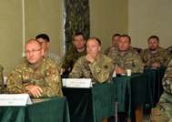 Ataşaţii militari au vizitat  Brigada “Dacia”