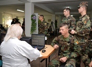 National Army Soldiers Donate Blood for Life
