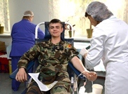 Militarii Armatei Naţionale donează sânge pentru viaţă