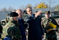 The Building of Apartments for Military Inspected by Prime Minister Pavel Filip and Minister of Defense Eugen Sturza