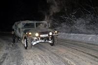 National Army Soldiers Continue Their Missions Helping the People Affected by Snowfalls  