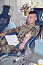 About 250 National Army Soldiers Voluntarily Donate Blood