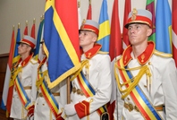 Eugen Sturza Takes Leave of the National Army Commanding Corps