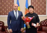 Reprezentanta UN Women în Republica Moldova,  decorată cu medalia „Pentru Cooperare”