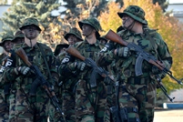 Three military units of the National Army marked 27 years since its creation