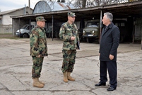 Inspection visits by the Minister of Defense to several military units