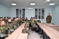 Unforeseen visit to Engineer Battalion from Negresti