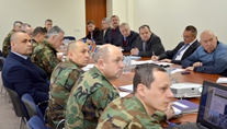The heads of the military departments, in a summing up meeting