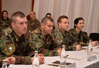 The military from National Army Units are trained in the field of gender equality in international operations and missions