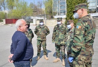 Conducerea Ministerului Apărării și Marelui Stat Major, în dialog cu militarii implicați la amenajarea Centrului COVID-19