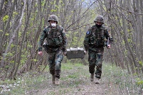 Misiune de deminare în raionul Ialoveni, desfășurată de geniștii militari