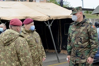 Minister of Defense Alexandru Pinzari participated in the ceremony of receiving humanitarian aid from Romania