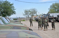 Two units of the National Army inspected by the Minister of Defense, Alexandru Pinzari