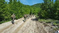 National Army soldiers on duty in Kosovo