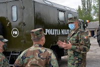 Marş al tehnicii militare şi trageri de luptă în garnizoana Bălţi