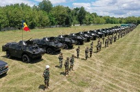 Marş al tehnicii militare şi trageri de luptă în garnizoana Bălţi
